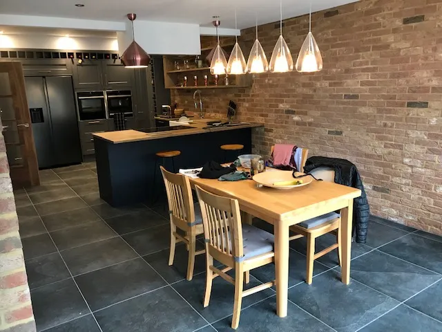 kitchen garage conversion