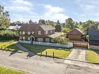 aerial view of house