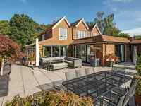 house with patio