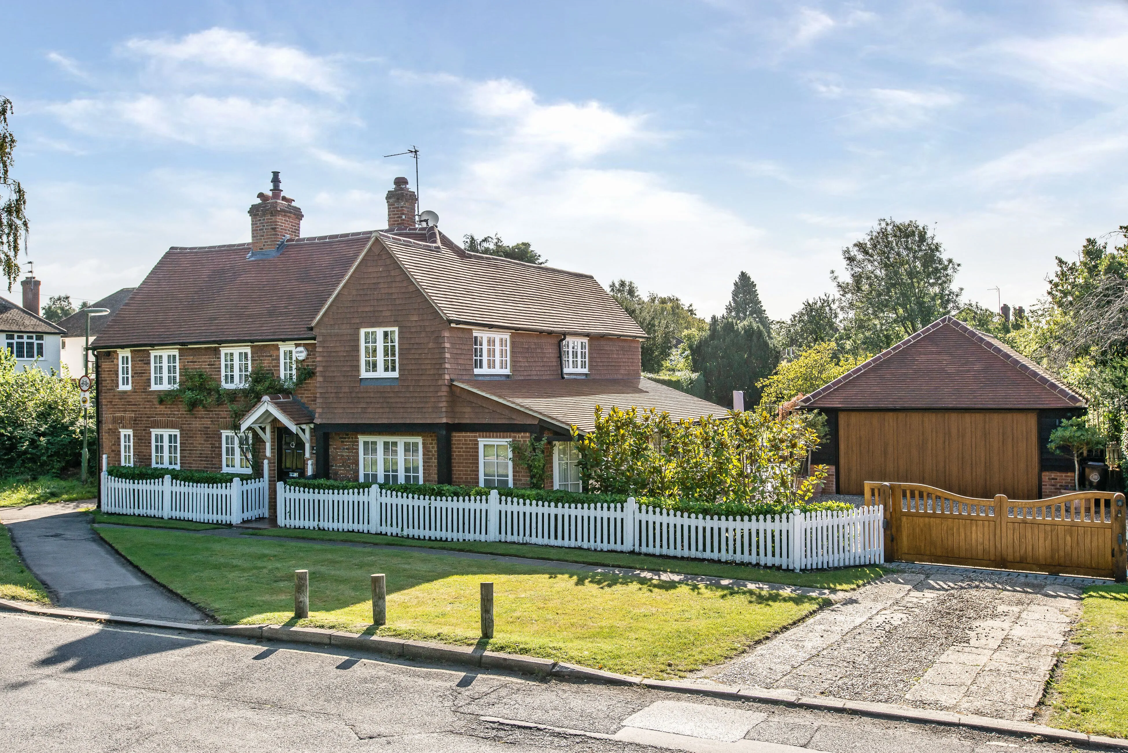 cottage with garage